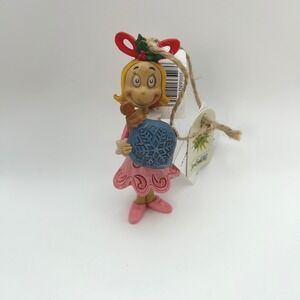 Jim Shore Grinch Cindy Lou Who Ornament‎ Snowflake Christmas Resin Figurine